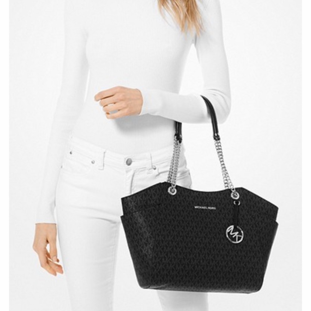 NWT Brand New Michael Kors Jet Set Logo Tote. Unopened.